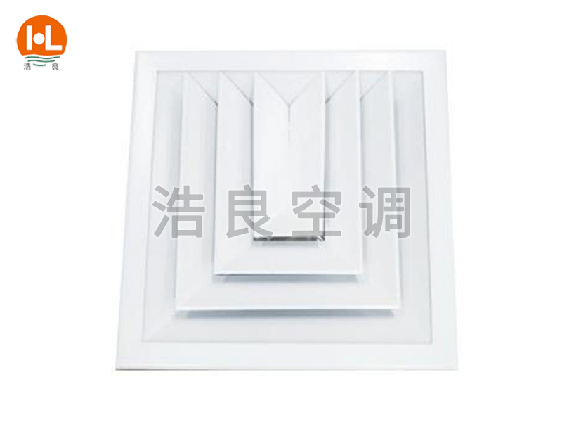 三面吹散流器